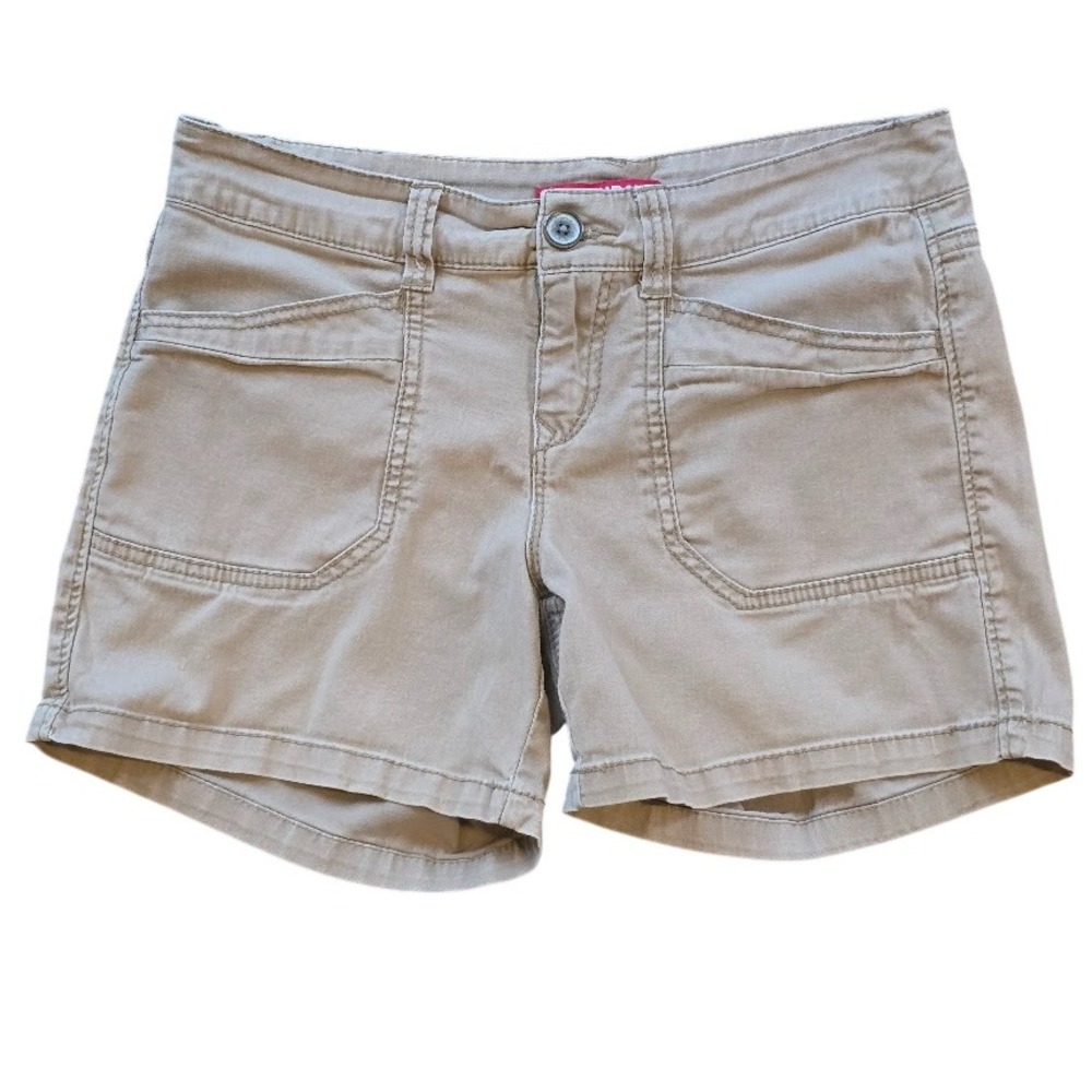 Unionbay Cargo Utility Shorts Women 7 Khaki Tan Gorpcore Safari 4in Minimalist
